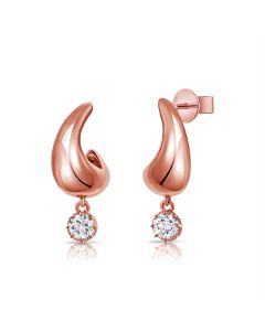 0.61CT DIAMOND HUGGIE EARRINGS