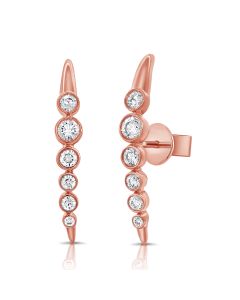 0.46CT DIAMOND STUD EARRINGS