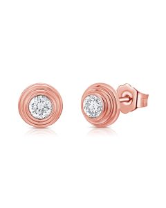 .40CT DIAMOND SOLITAIRE STUD EARRINGS
