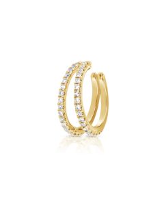 .10CT DIAMOND CUFF EARRINGS