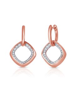 0.45CT DIAMOND HUGGIE EARRINGS