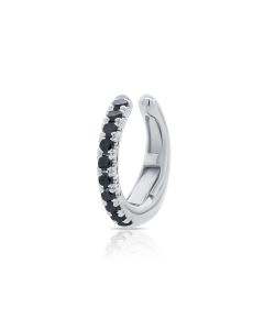 .08CT BLACK DIAMOND CUFF EARRINGS