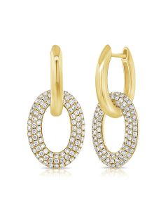 1.16CT DIAMOND DROP EARRINGS