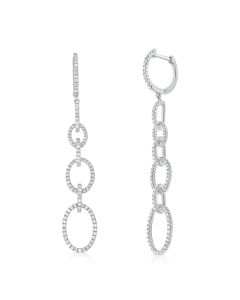 .90CT DIAMOND DROP EARRINGS