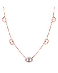 .18CT DIAMOND MARINER LINK STATION NECKLACE