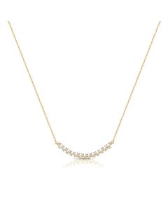 .39CT DIAMOND BAR NECKLACE