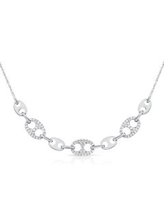 .36CT DIAMOND MARINER LINK NECKLACE