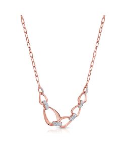 0.25CT DIAMOND LINK NECKLACE