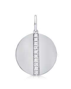 .15CT DIAMOND CIRCLE PENDANT