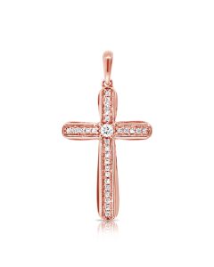 .12CT DIAMOND CROSS PENDANT