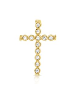 .12CT DIAMOND CROSS PENDANT