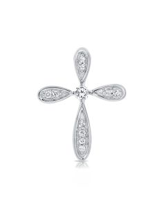 .05CT DIAMOND CROSS PENDANT