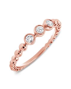 .18CT DIAMOND BEZEL BALL RING