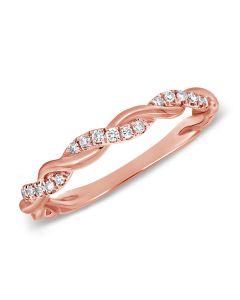 .11CT DIAMOND CROSSOVER RING