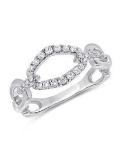 .20CT DIAMOND LINK CHAIN RING