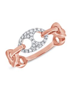 .14CT DIAMOND MARINER LINK CHAIN RING