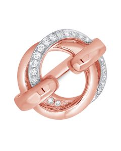 0.27CT DIAMOND LINK RING