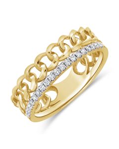 .13CT DIAMOND CHAIN RING