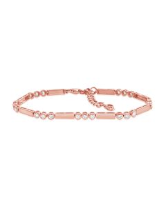 0.78CT DIAMOND BEZEL TENNIS BRACELET
