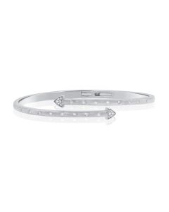 .28CT DIAMOND ARROW BEZEL SET CUFF BRACELET