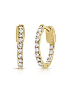 .30CT DIAMOND HUGGIE EARRINGS