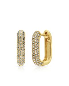 .44CT DIAMOND HUGGIE EARRINGS