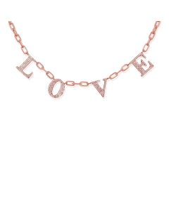 .63CT DIAMOND LOVE LINK NECKLACE