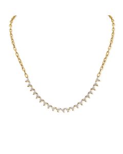 2.02CT DIAMOND STATION NECKLACE