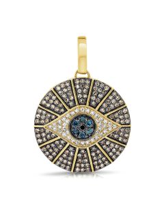 .56CT DIAMOND EVIL EYE PENDANT