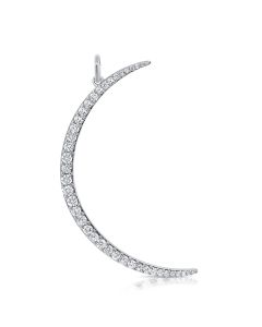 .89CT DIAMOND MOON PENDANT