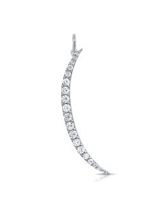 .78CT DIAMOND MOON PENDANT