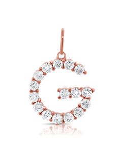 .70CT DIAMOND INITIAL G PENDANT