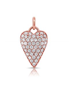 1.16CT DIAMOND HEART PENDANT