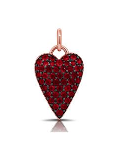 1.34CT RUBY HEART PENDANT