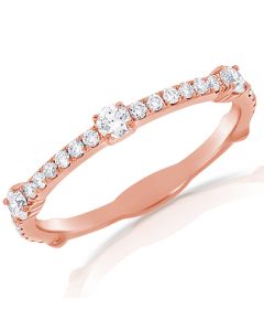 .45CT DIAMOND HALFWAY RING