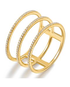 .30CT DIAMOND MULTI ROW RING