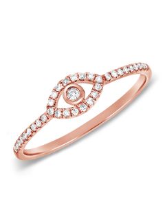 .11CT DIAMOND EVIL EYE RING