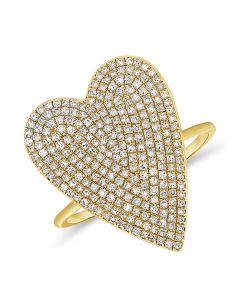 .67CT DIAMOND HEART COCKTAIL RING