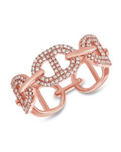 .41CT DIAMOND MARINER LINK CHAIN RING