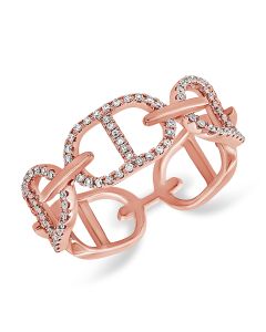 .22CT DIAMOND MARINER LINK CHAIN RING