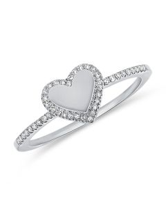 .10CT DIAMOND HEART RING