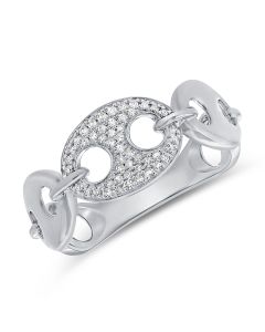 .11CT DIAMOND MARINER LINK CHAIN RING
