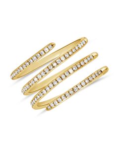 .18CT DIAMOND WRAP RING