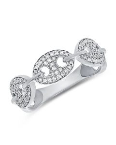 .20CT DIAMOND MARINER LINK CHAIN RING