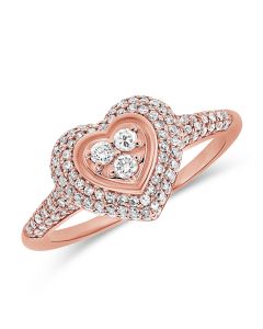 .33CT DIAMOND HEART PINKY RING