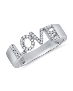 .14CT DIAMOND LOVE RING