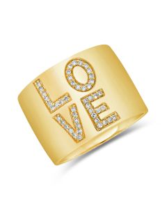 .18CT DIAMOND LOVE CIGAR BAND