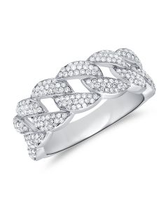 .74CT DIAMOND LINK CHAIN RING
