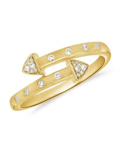 .14CT DIAMOND NAIL WRAP RING