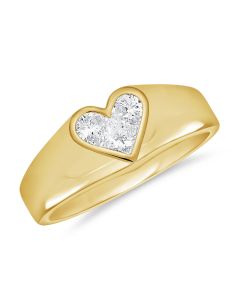 .49CT DIAMOND HEART RING